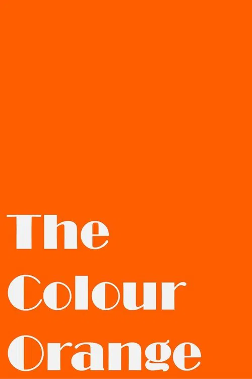 The Colour Orange movie poster