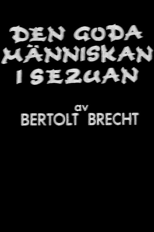 Poster do filme Den goda människan i Sezuan