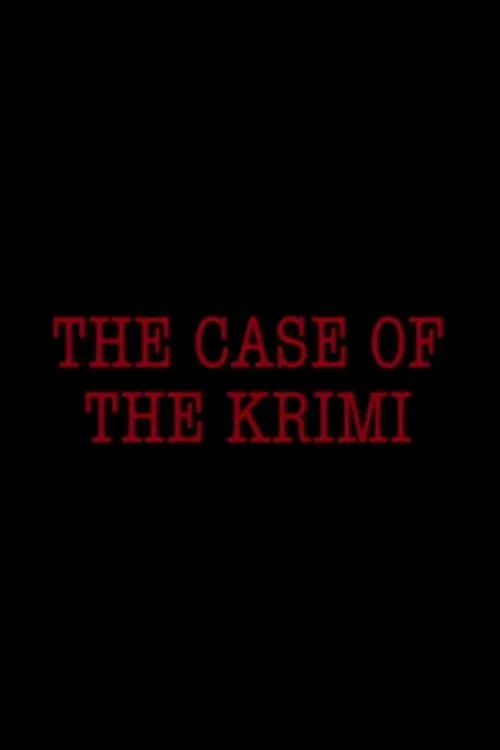 The Case of the Krimi movie poster