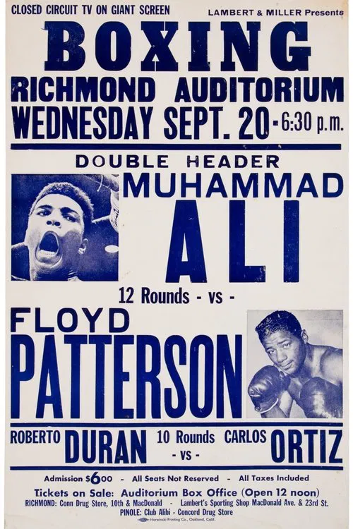 Muhammad Ali vs. Floyd Patterson I movie poster