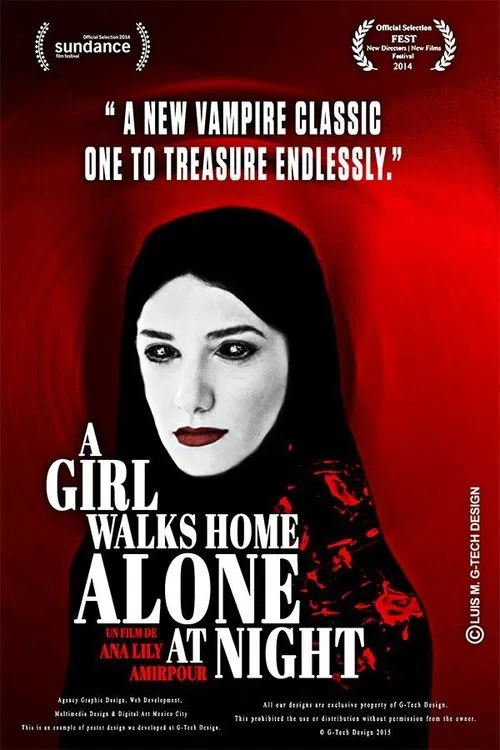 A Girl Walks Home Alone at Night movie poster