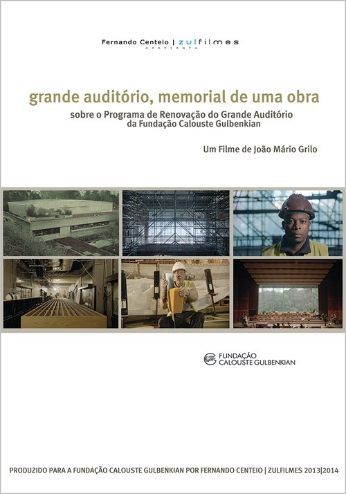 Grande Auditório, memorial de uma obra movie poster