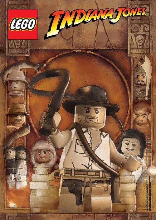 Lego Indiana Jones and the Raiders of the Lost Brick movie poster