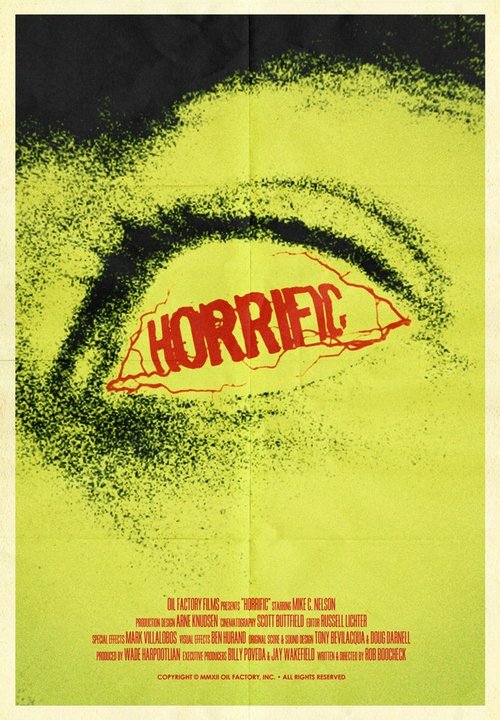 Horrific movie poster