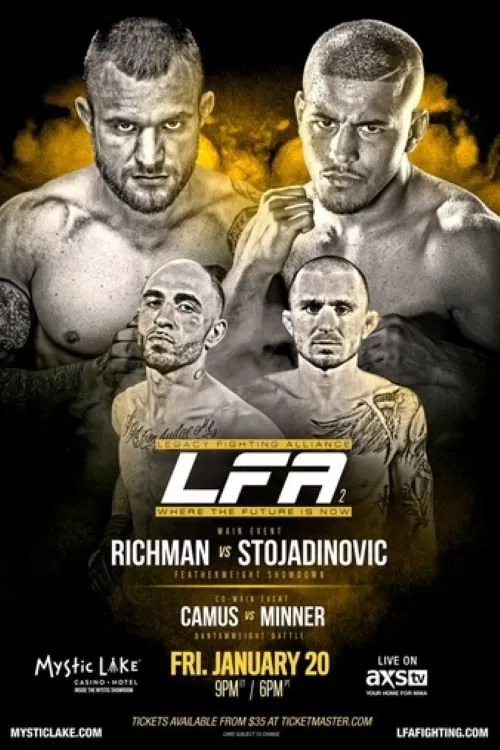Legacy Fighting Alliance 2: Richman vs. Stojadinovic movie poster