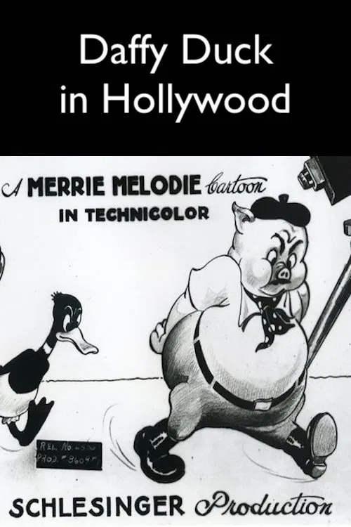 Daffy Duck in Hollywood movie poster