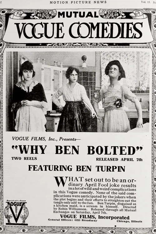 Poster do filme When Ben Bolted