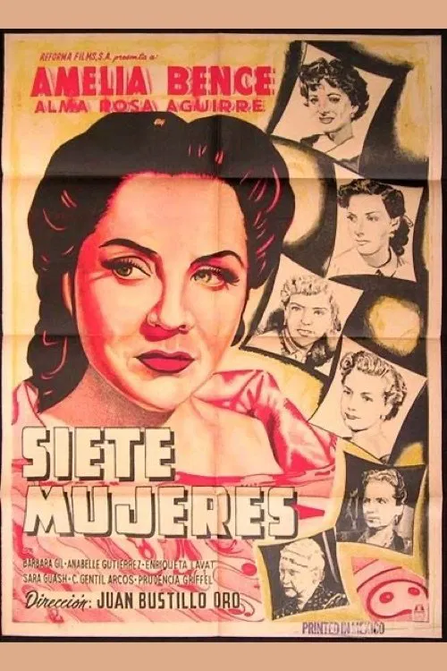 Siete mujeres movie poster