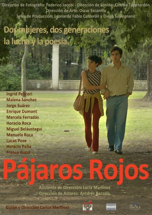 Pájaros rojos movie poster