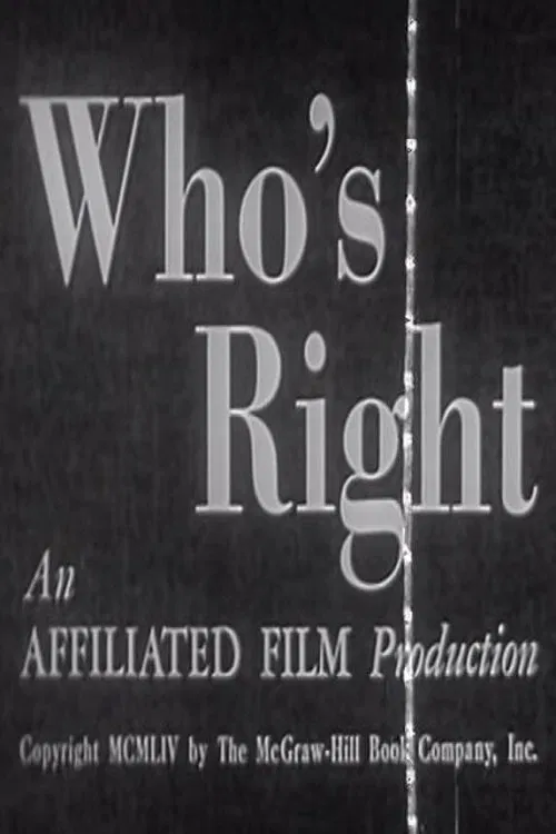 Who's Right? movie poster
