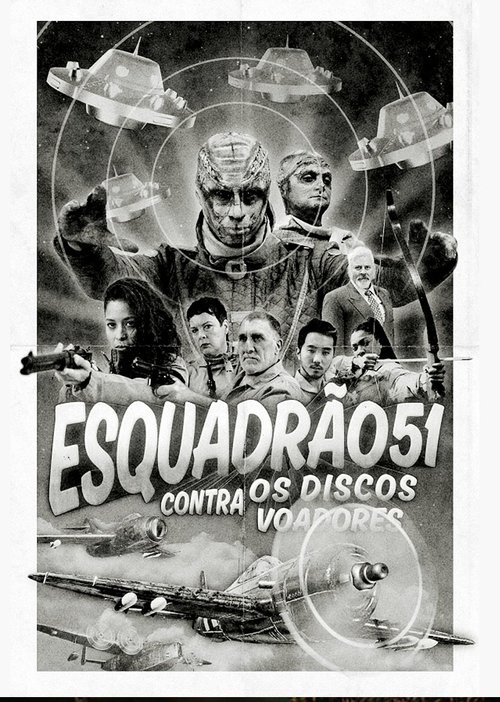 Poster do filme Esquadrão 51 contra os Discos Voadores
