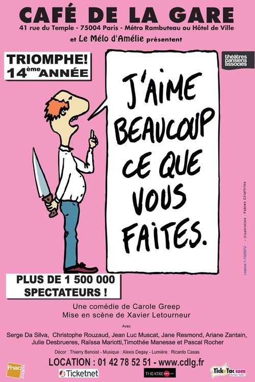 J'aime beaucoup ce que vous faites movie poster