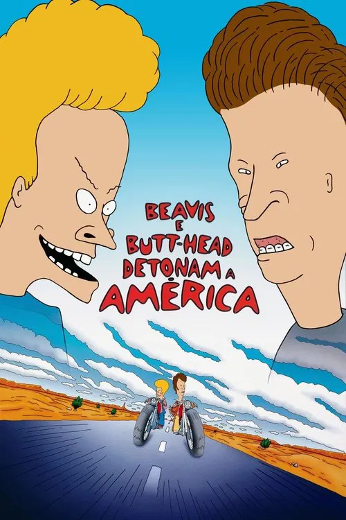 Poster do filme Beavis e Butt-Head Detonam a América