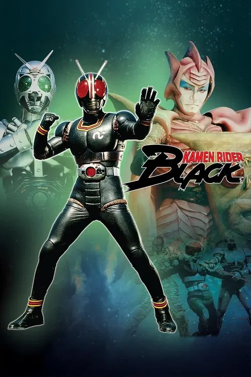 Kamen Rider Black tv show poster