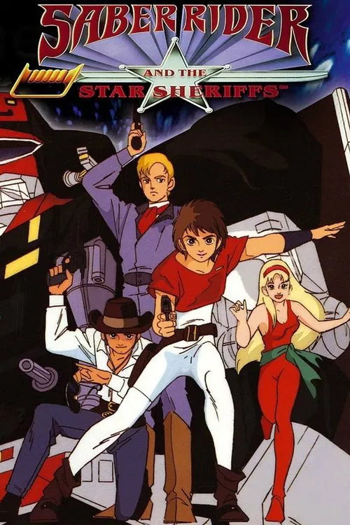 Saber Rider and the Star Sheriffs tv show poster