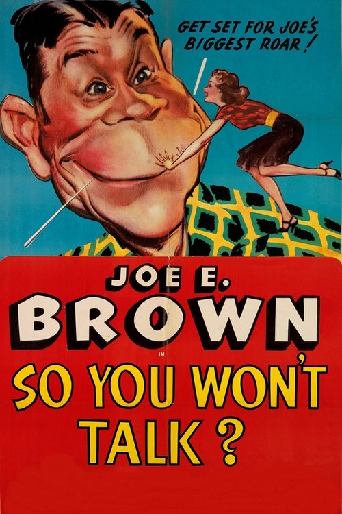 So You Won't Talk? movie poster
