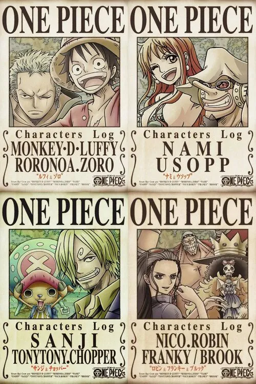 One Piece Characters Log tv show poster
