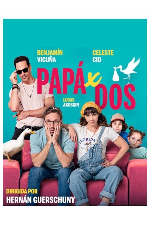 Papá x dos movie poster
