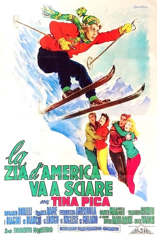 La zia d'America va a sciare movie poster
