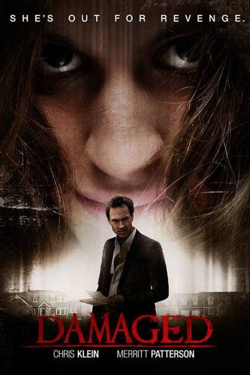 Damaged movie poster