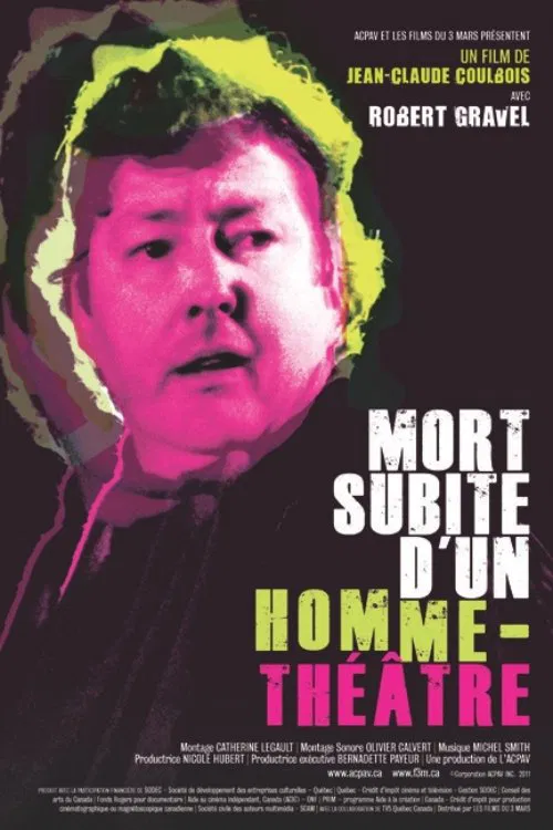 Mort subite d'un homme théâtre movie poster