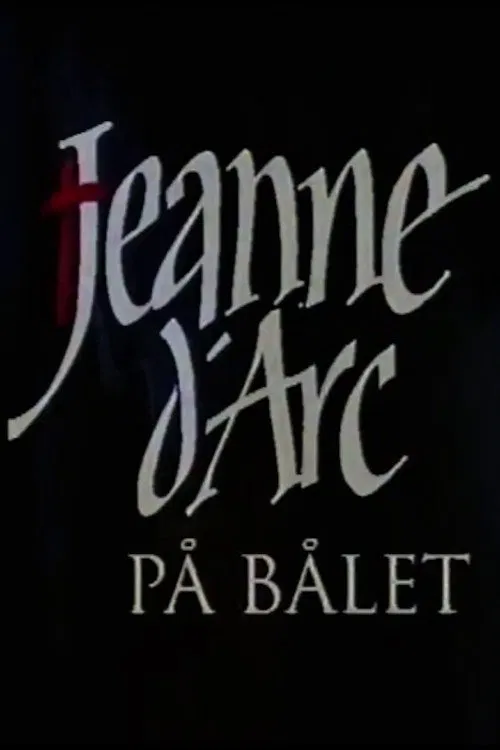 Poster do filme Jeanne d'Arc på bålet