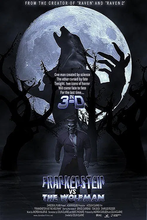 Poster do filme Frankenstein vs. the Wolfman in 3-D