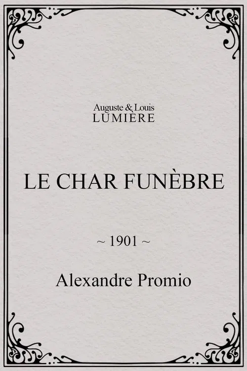 Le char funèbre movie poster