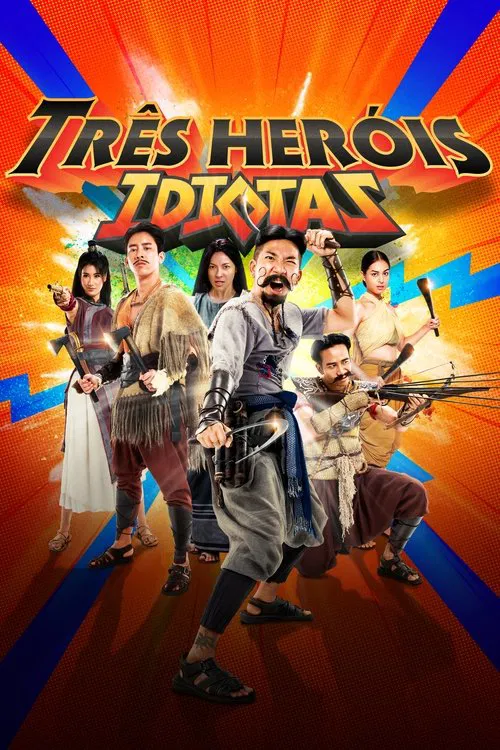 Poster do filme Três Heróis Idiotas