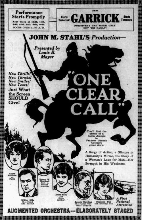 One Clear Call movie poster