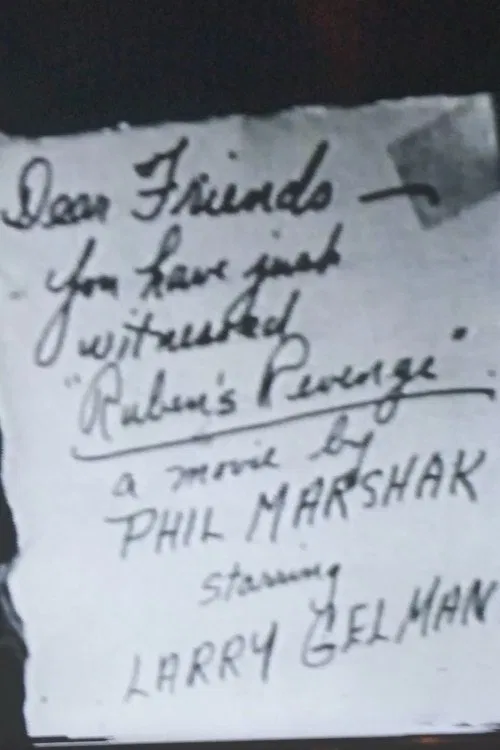 Ruben's Revenge movie poster