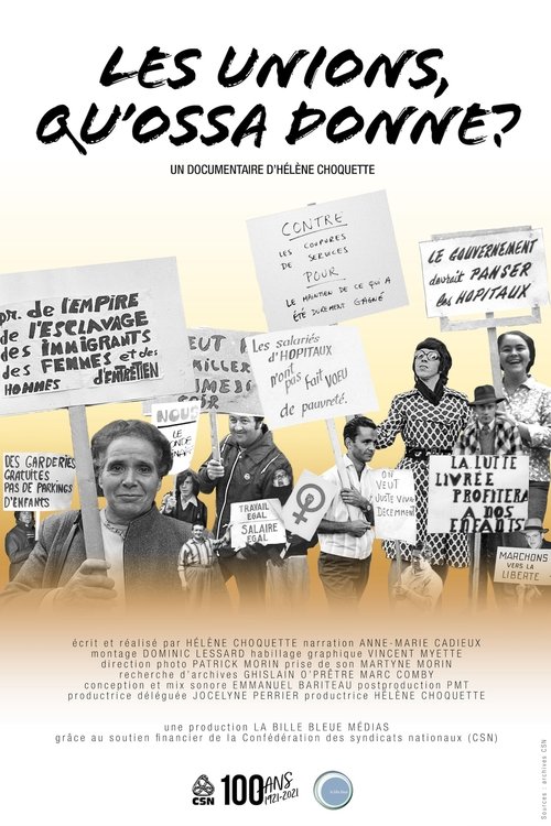Les unions qu'ossa donne? movie poster