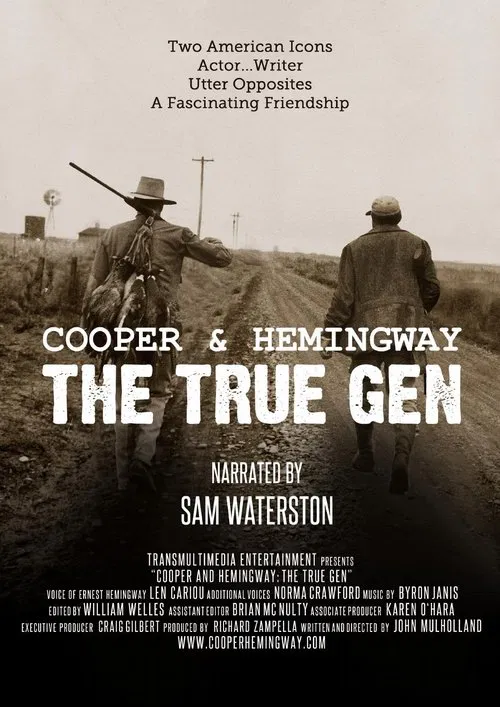 Poster do filme Cooper and Hemingway: The True Gen