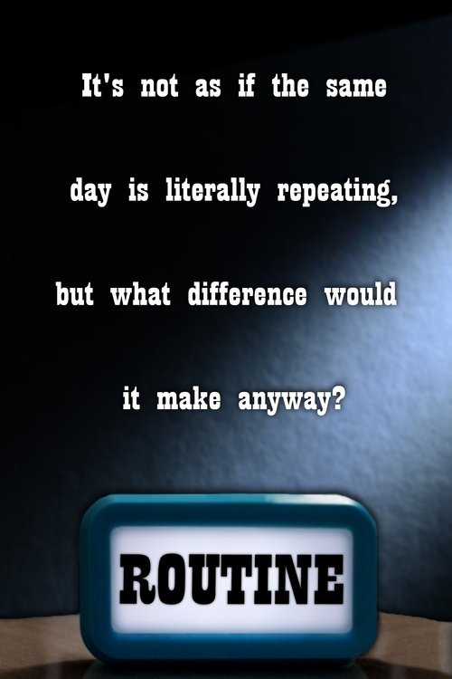 Routine movie poster