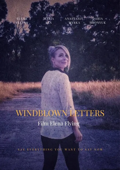 Windblown letters movie poster