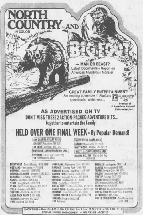 Poster do filme Bigfoot: Man or Beast?