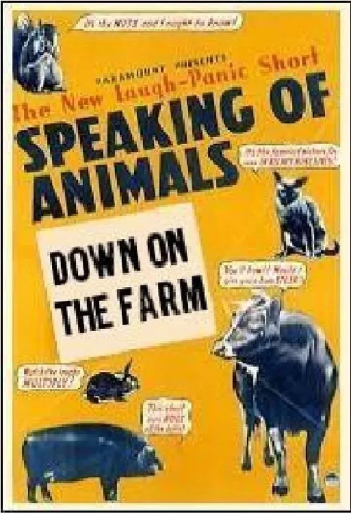 Speaking of Animals Down on the Farm movie poster