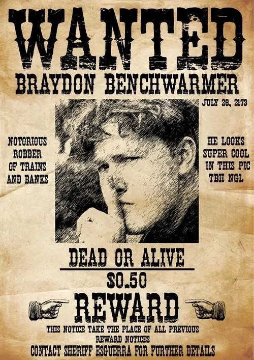 BRAYDON BENCHWARMER movie poster