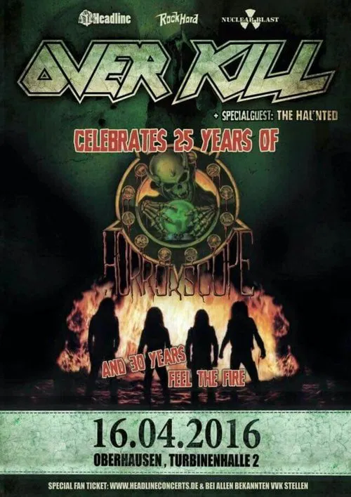 Overkill: [2016] Hellfest movie poster