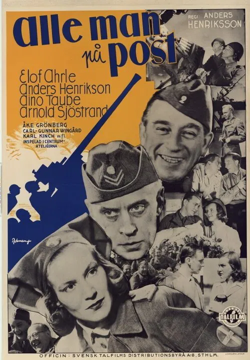 Alle man på post movie poster