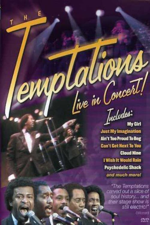 The Temptations: Live in Concert movie poster