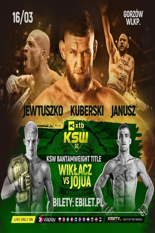 KSW 92: Wiklacz vs. Jojua movie poster