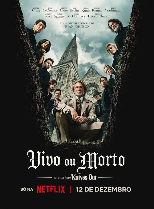 Poster do filme Vivo ou Morto: Um Mistério Knives Out