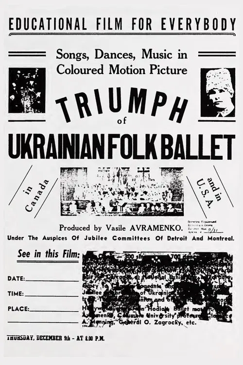 Triumph of Ukrainian Folk Ballet movie poster