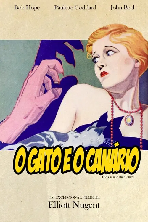 Poster do filme O Gato e o Canário