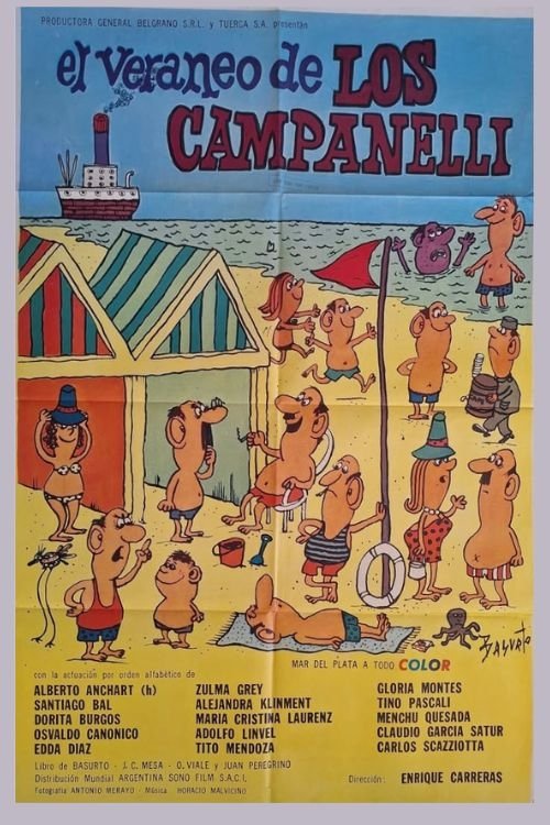 El veraneo de los Campanelli movie poster