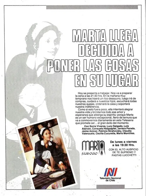Marta a las ocho tv show poster