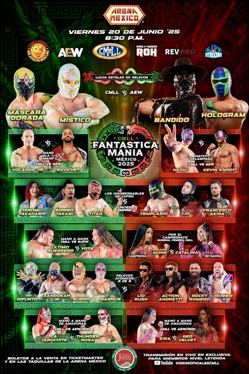 Poster do filme CMLL Presenta NJPW Fantastica Mania México 2025
