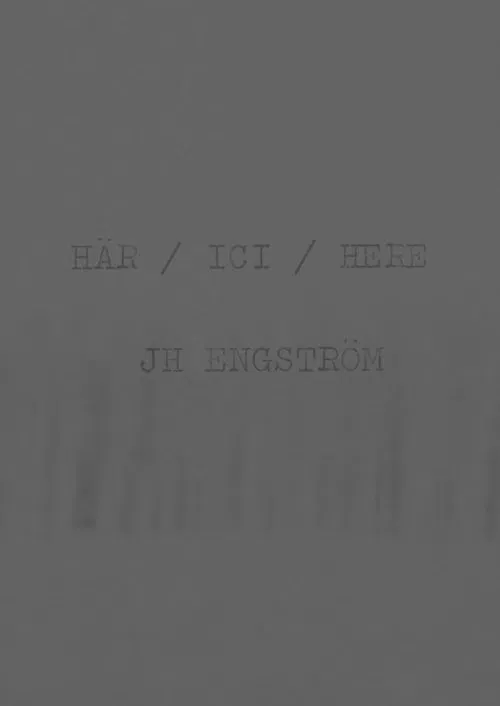 HÄR / ICI / HERE movie poster