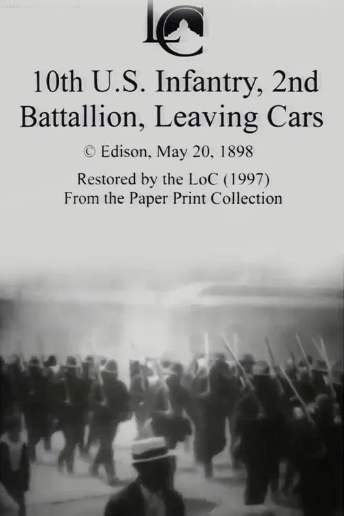 Poster do filme 10th U.S. Infantry, 2nd Battalion Leaving Cars